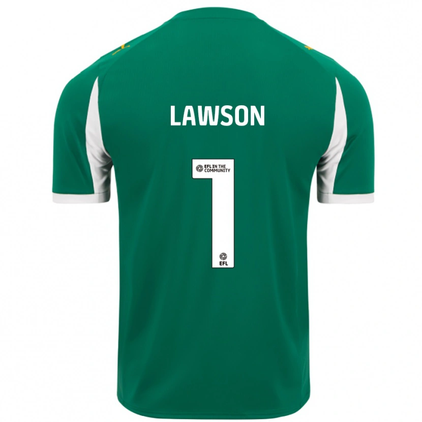 Danxen Mulher Camisola Harvey Lawson #1 Verde Branco Alternativa 2025/26 Camisa Brasil