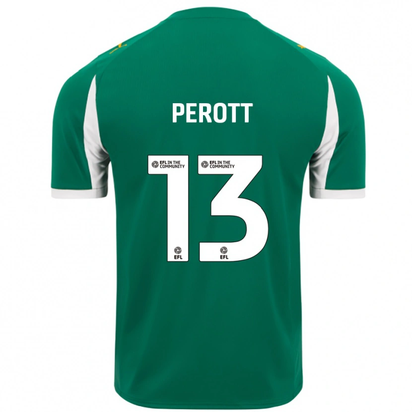 Danxen Mulher Camisola Milai Perott #13 Verde Branco Alternativa 2025/26 Camisa Brasil