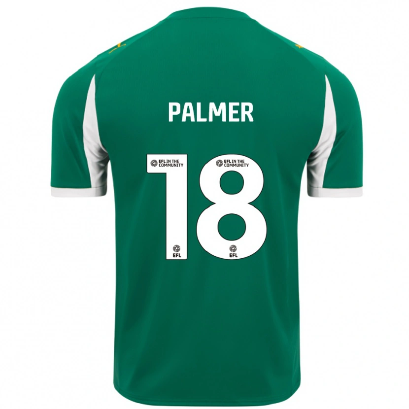 Danxen Mulher Camisola Matt Palmer #18 Verde Branco Alternativa 2025/26 Camisa Brasil