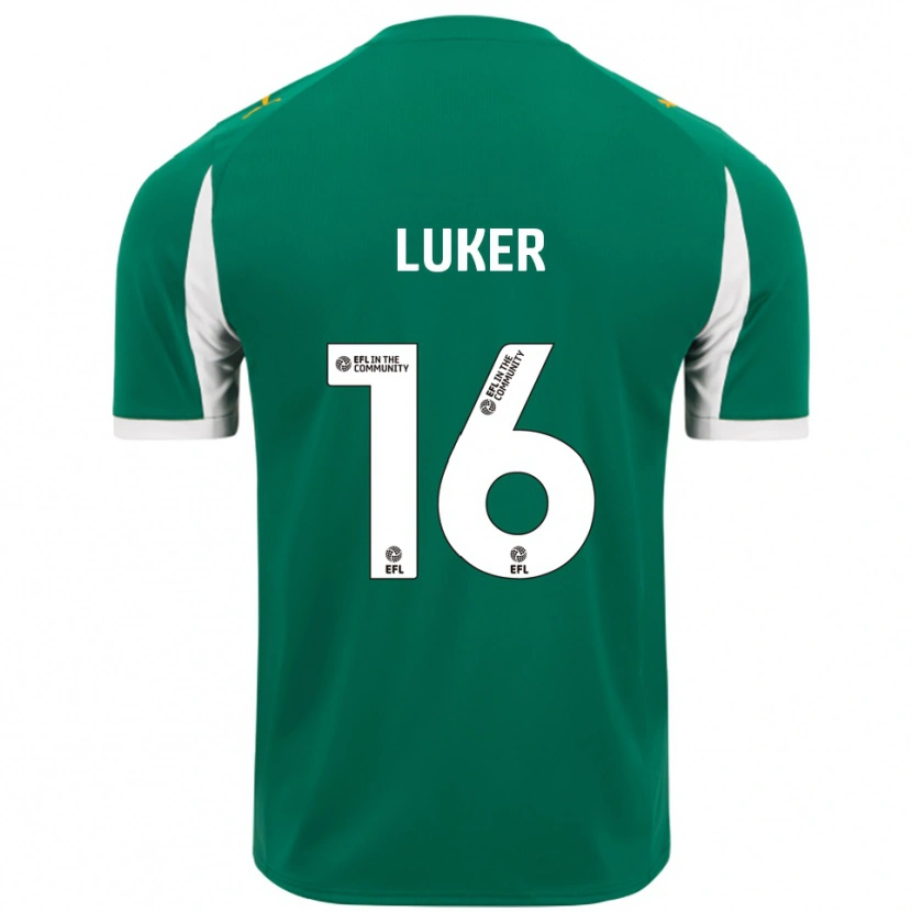 Danxen Mulher Camisola Jayden Luker #16 Verde Branco Alternativa 2025/26 Camisa Brasil