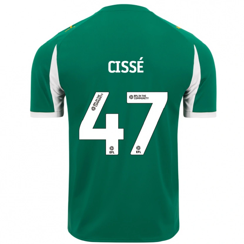 Danxen Mulher Camisola Cassius Cissé #47 Verde Branco Alternativa 2025/26 Camisa Brasil