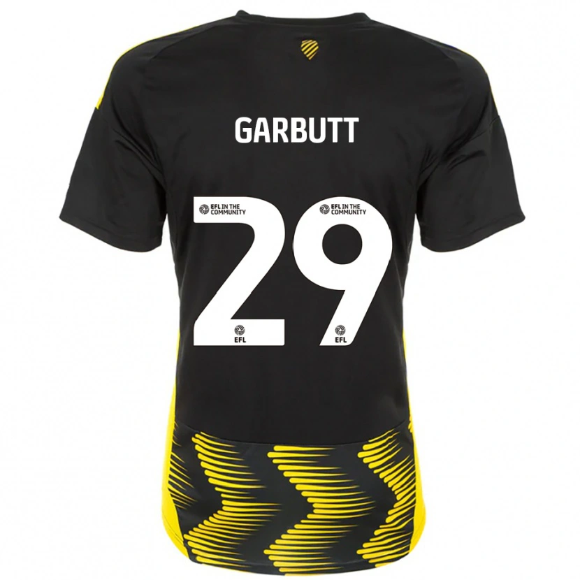 Danxen Mulher Camisola Luke Garbutt #29 Preto Amarelo Alternativa 2025/26 Camisa Brasil