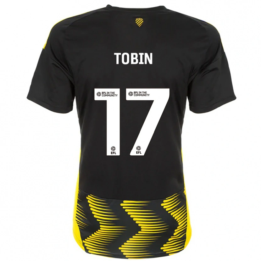 Danxen Mulher Camisola Laura Tobin #17 Preto Amarelo Alternativa 2025/26 Camisa Brasil