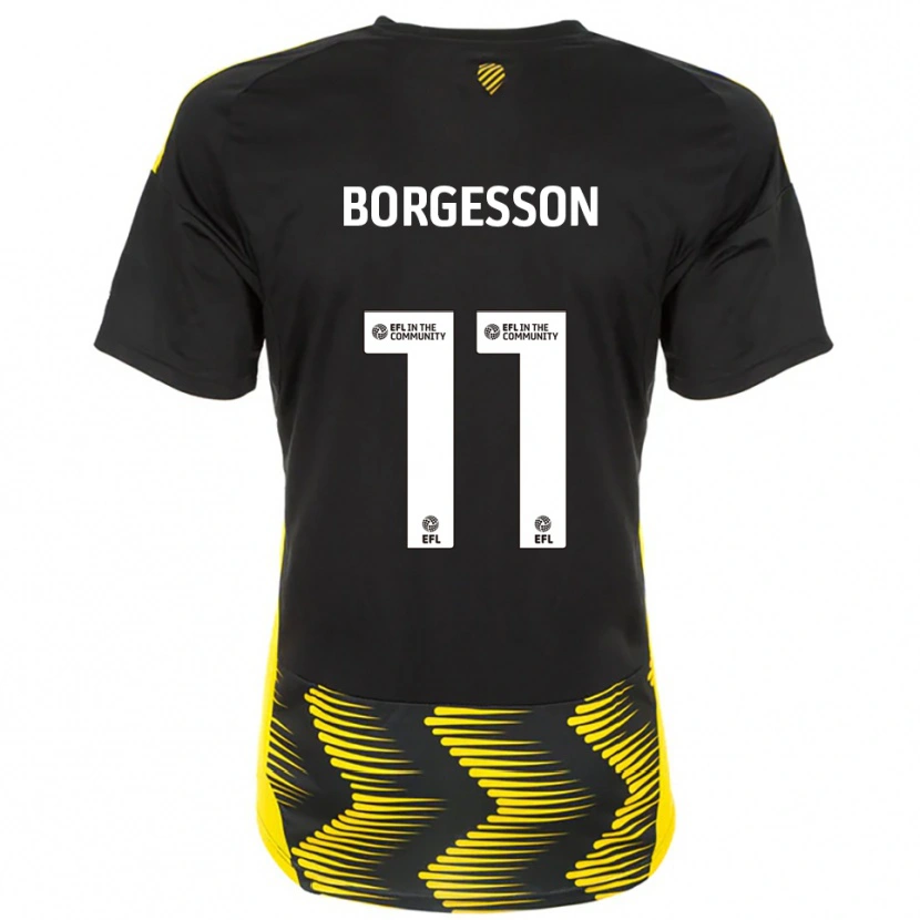 Danxen Mulher Camisola Blayz Borgesson #11 Preto Amarelo Alternativa 2025/26 Camisa Brasil