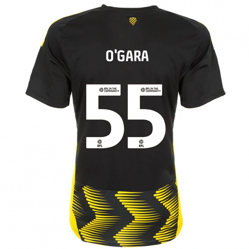 Danxen Mulher Camisola Harry O'gara #55 Preto Amarelo Alternativa 2025/26 Camisa Brasil
