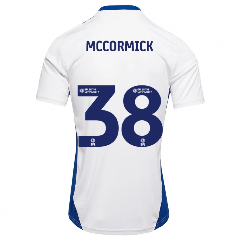 Danxen Mulher Camisola Antony Mccormick #38 Branco Azul Alternativa 2025/26 Camisa Brasil