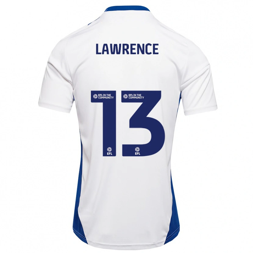 Danxen Mulher Camisola Charlie Lawrence #13 Branco Azul Alternativa 2025/26 Camisa Brasil
