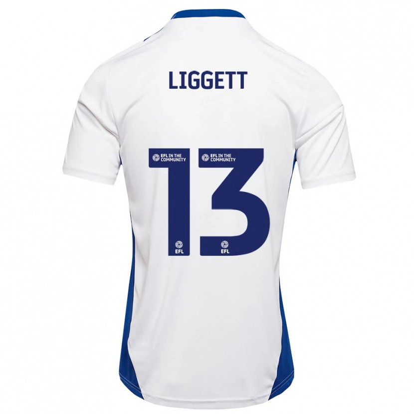 Danxen Mulher Camisola Lacy Liggett #13 Branco Azul Alternativa 2025/26 Camisa Brasil