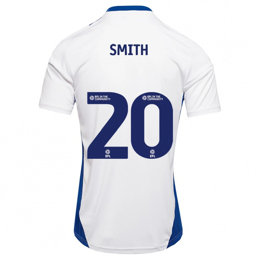 Danxen Mulher Camisola Jessica Smith #20 Branco Azul Alternativa 2025/26 Camisa Brasil