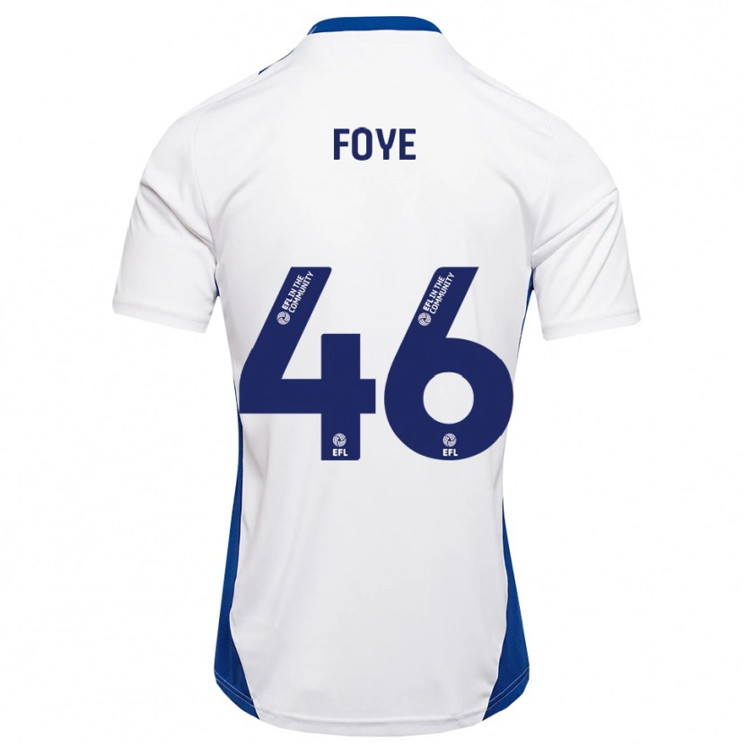 Danxen Mulher Camisola Owen Foye #46 Branco Azul Alternativa 2025/26 Camisa Brasil