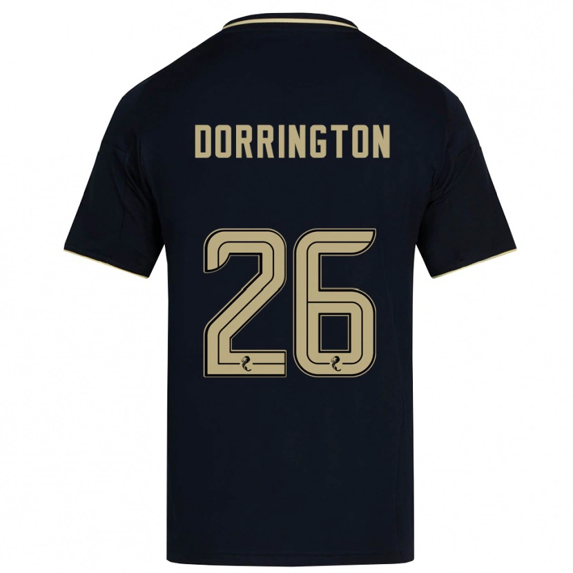 Danxen Mulher Camisola Alfie Dorrington #26 Azul Marinho Dourado Alternativa 2025/26 Camisa Brasil
