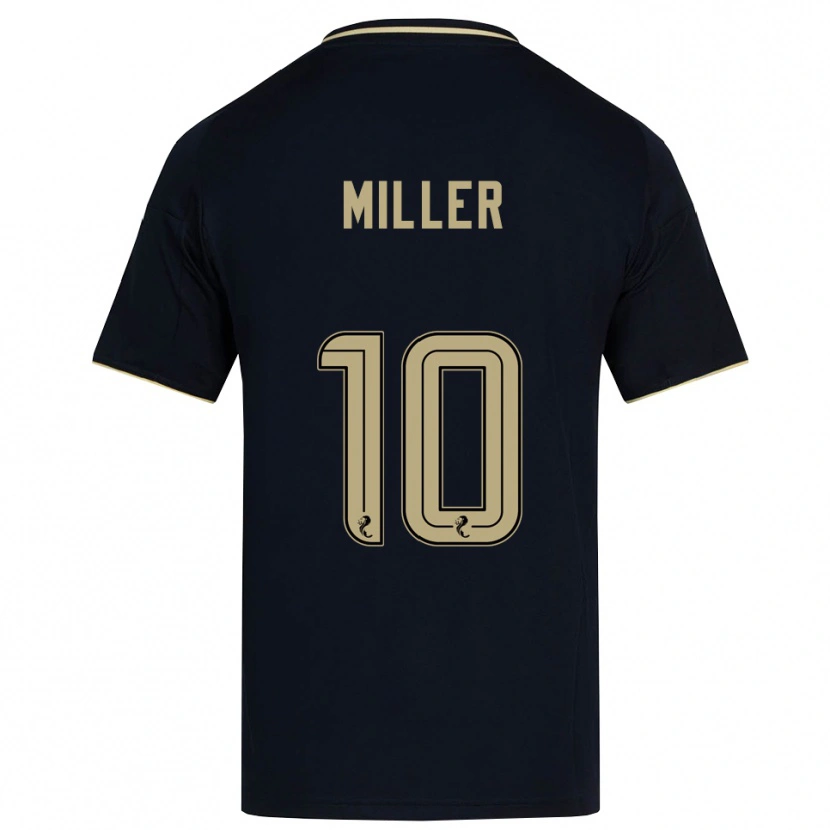 Danxen Mulher Camisola Darcie Miller #10 Azul Marinho Dourado Alternativa 2025/26 Camisa Brasil