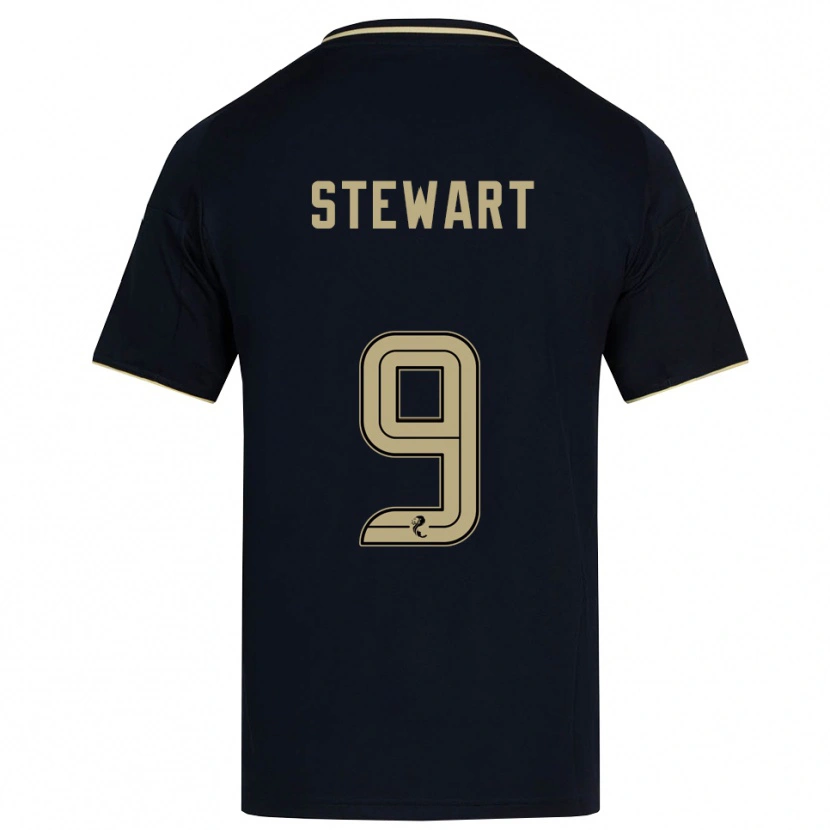 Danxen Mulher Camisola Hannah Stewart #9 Azul Marinho Dourado Alternativa 2025/26 Camisa Brasil
