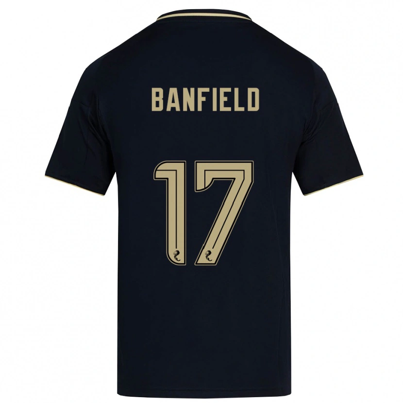 Danxen Mulher Camisola Keeley Banfield #17 Azul Marinho Dourado Alternativa 2025/26 Camisa Brasil