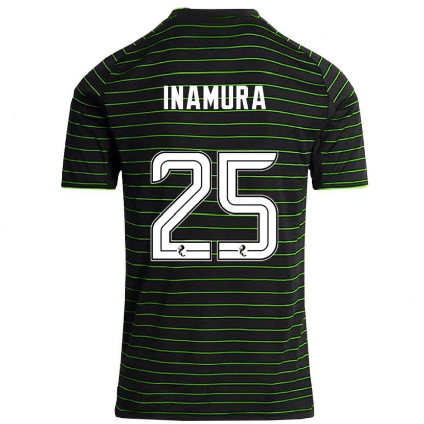 Danxen Mulher Camisola Hayato Inamura #25 Preto Verde Alternativa 2025/26 Camisa Brasil