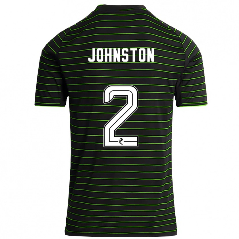 Danxen Mulher Camisola Alistair Johnston #2 Preto Verde Alternativa 2025/26 Camisa Brasil