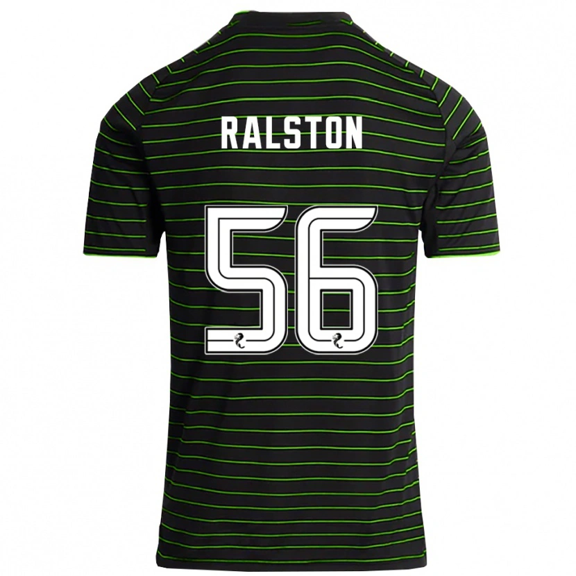 Danxen Mulher Camisola Anthony Ralston #56 Preto Verde Alternativa 2025/26 Camisa Brasil