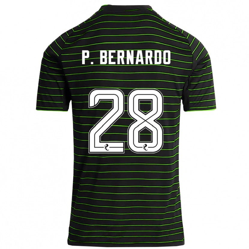Danxen Mulher Camisola Paulo Bernardo #28 Preto Verde Alternativa 2025/26 Camisa Brasil