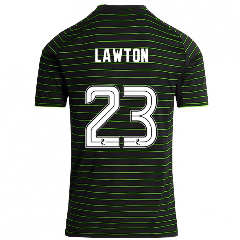 Danxen Mulher Camisola Emma Lawton #23 Preto Verde Alternativa 2025/26 Camisa Brasil