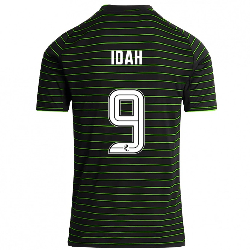 Danxen Mulher Camisola Adam Idah #9 Preto Verde Alternativa 2025/26 Camisa Brasil