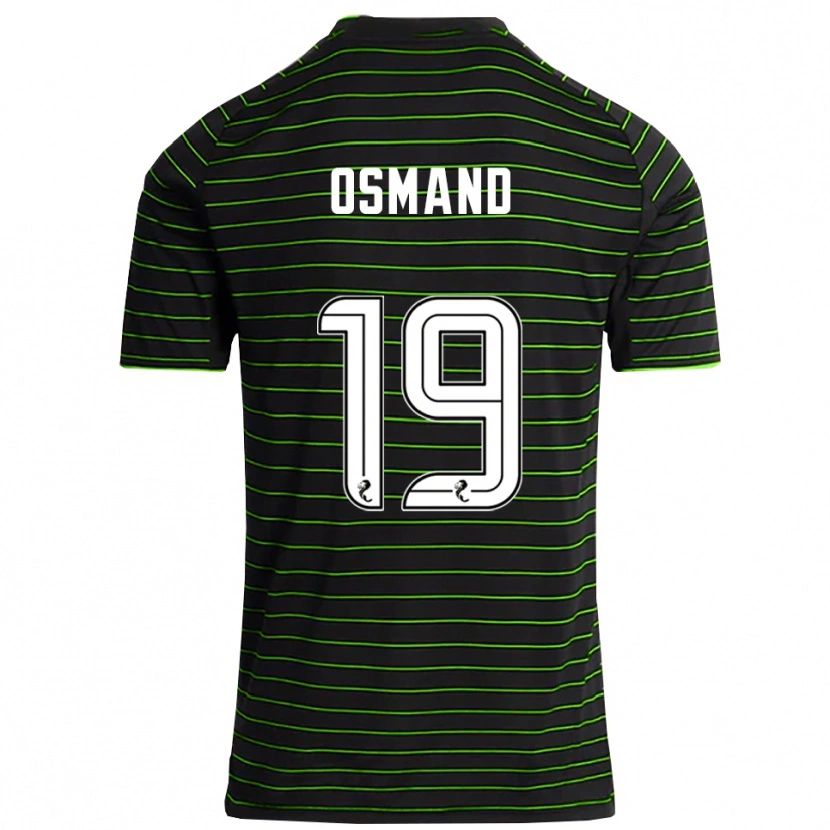 Danxen Mulher Camisola Callum Osmand #19 Preto Verde Alternativa 2025/26 Camisa Brasil
