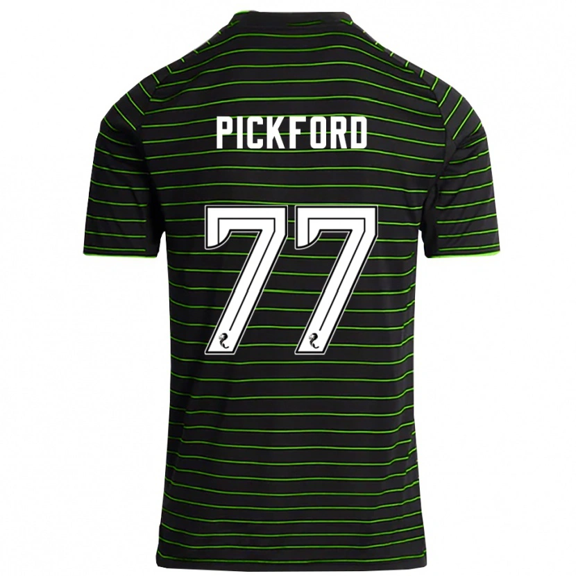 Danxen Mulher Camisola Tom Pickford #77 Preto Verde Alternativa 2025/26 Camisa Brasil
