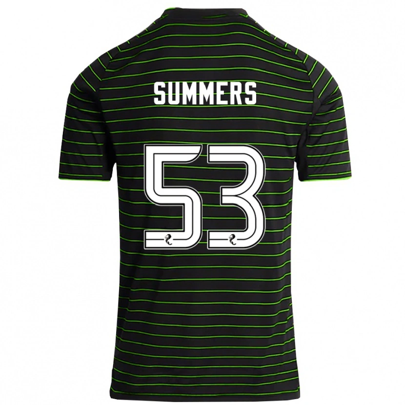Danxen Mulher Camisola Ben Summers #53 Preto Verde Alternativa 2025/26 Camisa Brasil