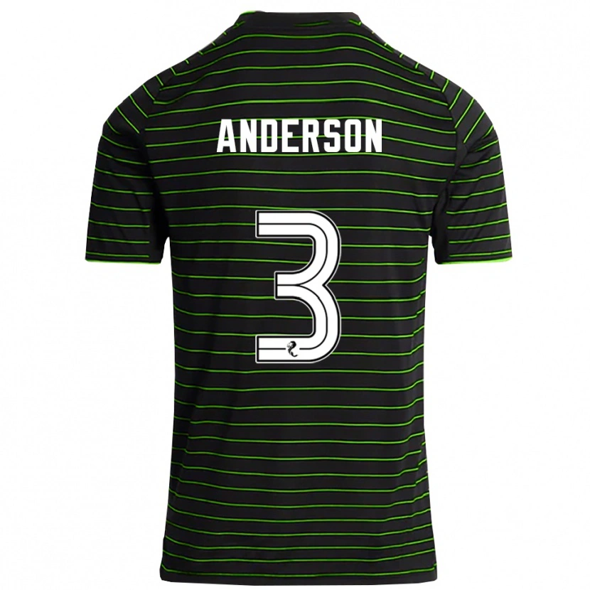 Danxen Mulher Camisola Matthew Anderson #3 Preto Verde Alternativa 2025/26 Camisa Brasil
