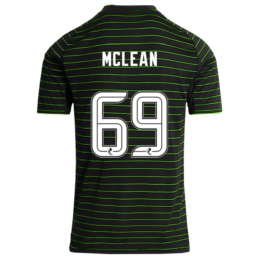 Danxen Mulher Camisola Kai Mclean #69 Preto Verde Alternativa 2025/26 Camisa Brasil