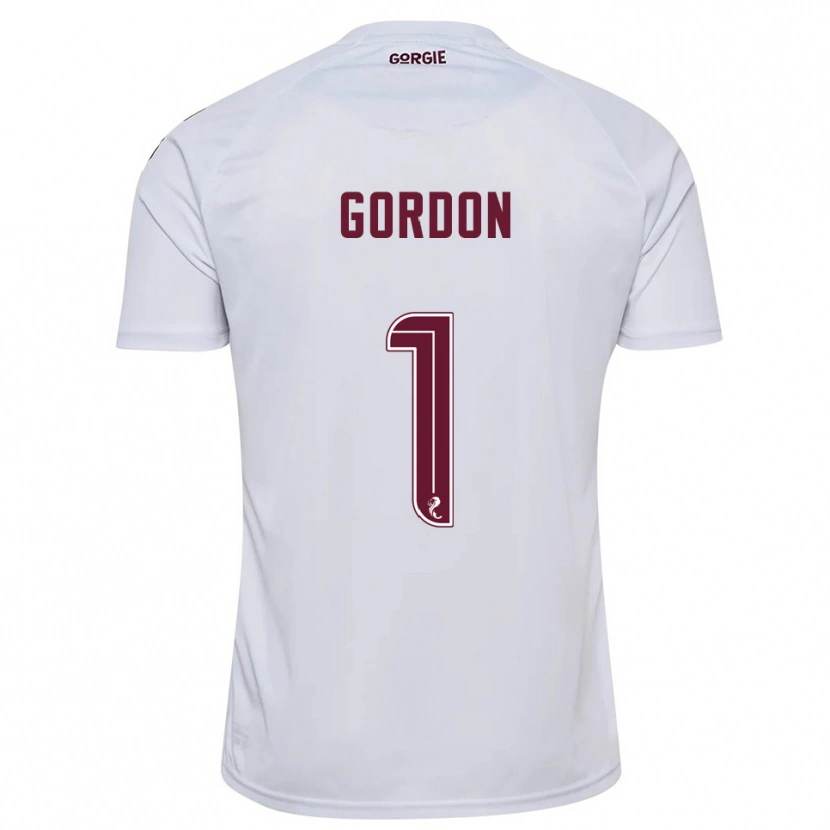 Danxen Mulher Camisola Craig Gordon #1 Branco Vinho Alternativa 2025/26 Camisa Brasil