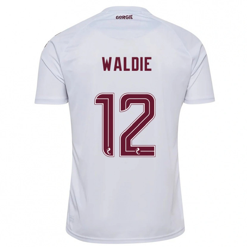 Danxen Mulher Camisola Lizzie Waldie #12 Branco Vinho Alternativa 2025/26 Camisa Brasil