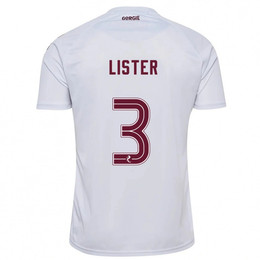 Danxen Mulher Camisola Henry James #3 Branco Vinho Alternativa 2025/26 Camisa Brasil