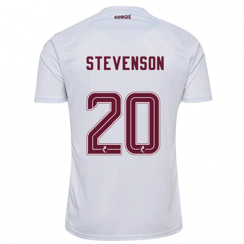 Danxen Mulher Camisola Gus Stevenson #20 Branco Vinho Alternativa 2025/26 Camisa Brasil