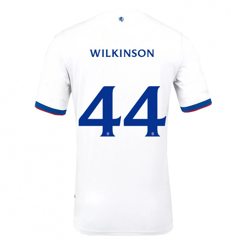 Danxen Mulher Camisola Katie Wilkinson #44 Branco Vermelho Azul Alternativa 2025/26 Camisa Brasil