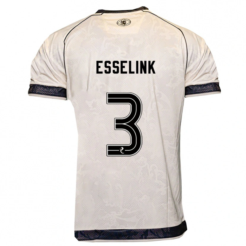 Danxen Mulher Camisola Bert Esselink #3 Branco Preto Alternativa 2025/26 Camisa Brasil