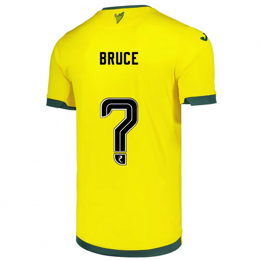 Danxen Mulher Camisola Zach Bruce #0 Amarelo Verde Alternativa 2025/26 Camisa Brasil