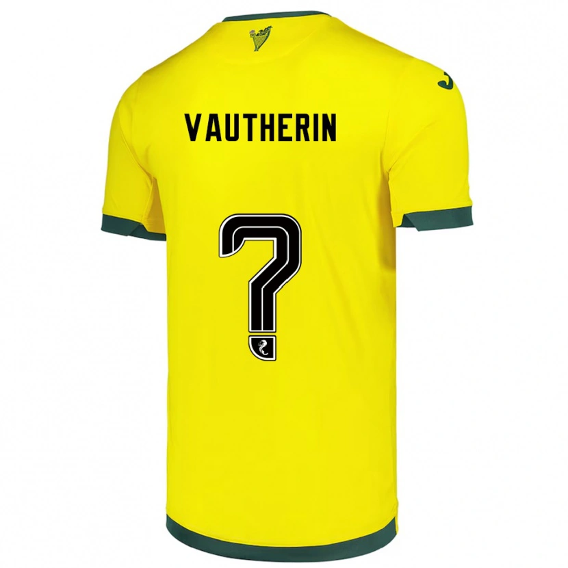 Danxen Mulher Camisola Sam Vautherin #0 Amarelo Verde Alternativa 2025/26 Camisa Brasil