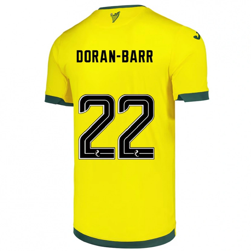 Danxen Mulher Camisola Lauren Doran-Barr #22 Amarelo Verde Alternativa 2025/26 Camisa Brasil
