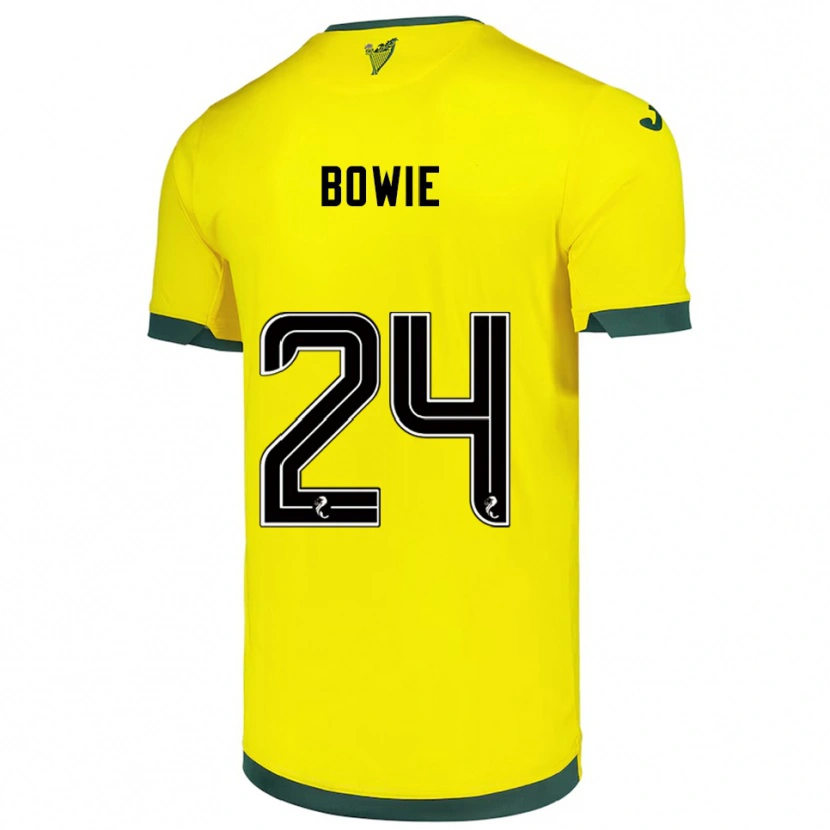 Danxen Mulher Camisola Tegan Bowie #24 Amarelo Verde Alternativa 2025/26 Camisa Brasil