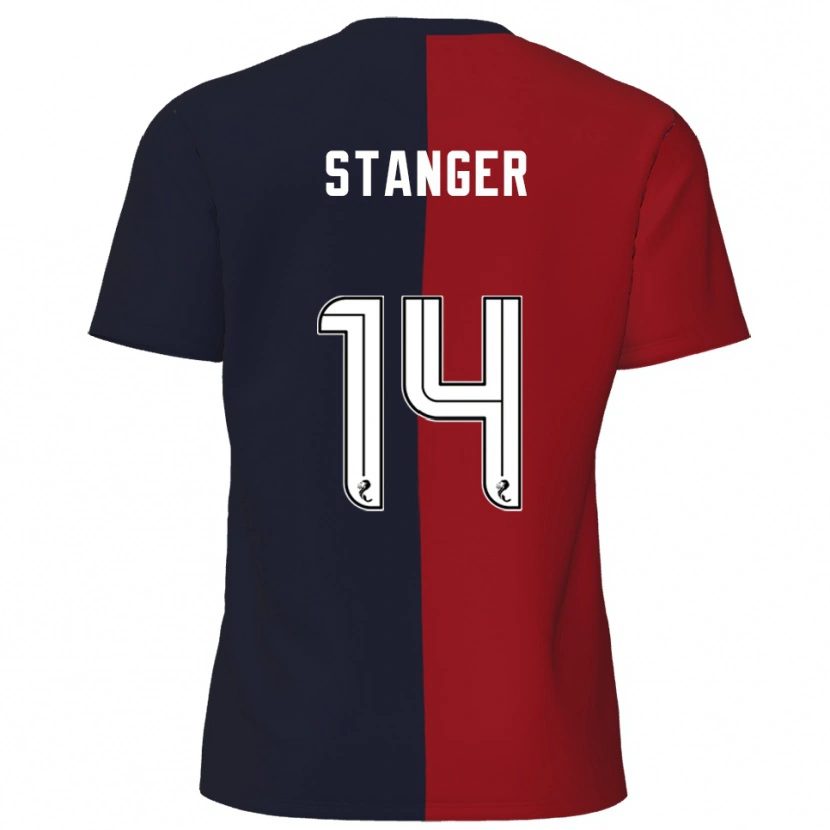 Danxen Mulher Camisola George Stanger #14 Vermelho Azul Marinho Alternativa 2025/26 Camisa Brasil