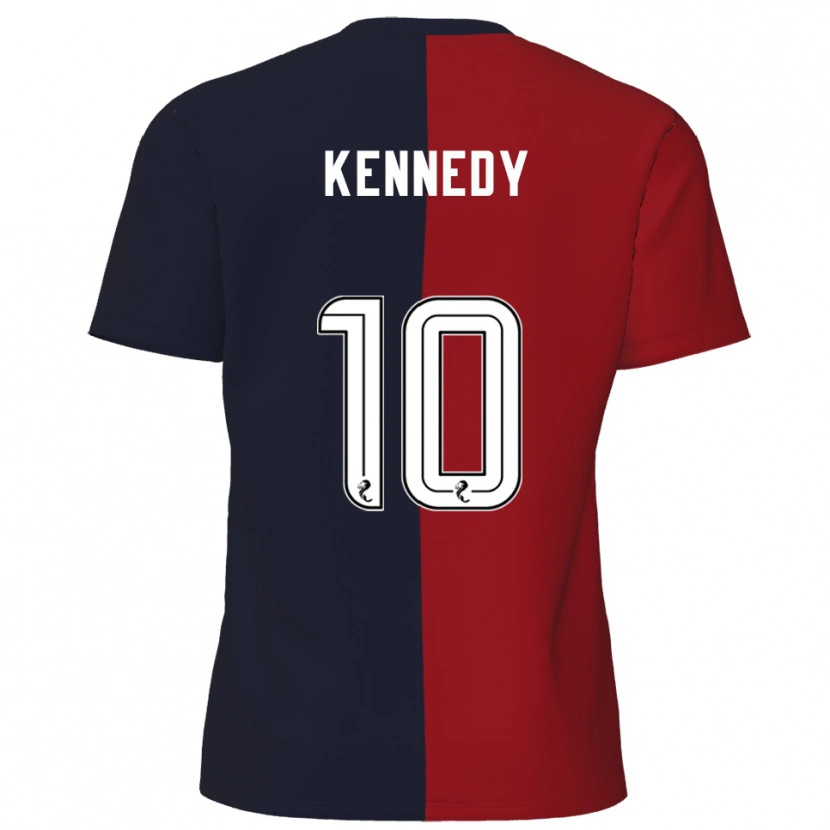 Danxen Mulher Camisola Matty Kennedy #10 Vermelho Azul Marinho Alternativa 2025/26 Camisa Brasil