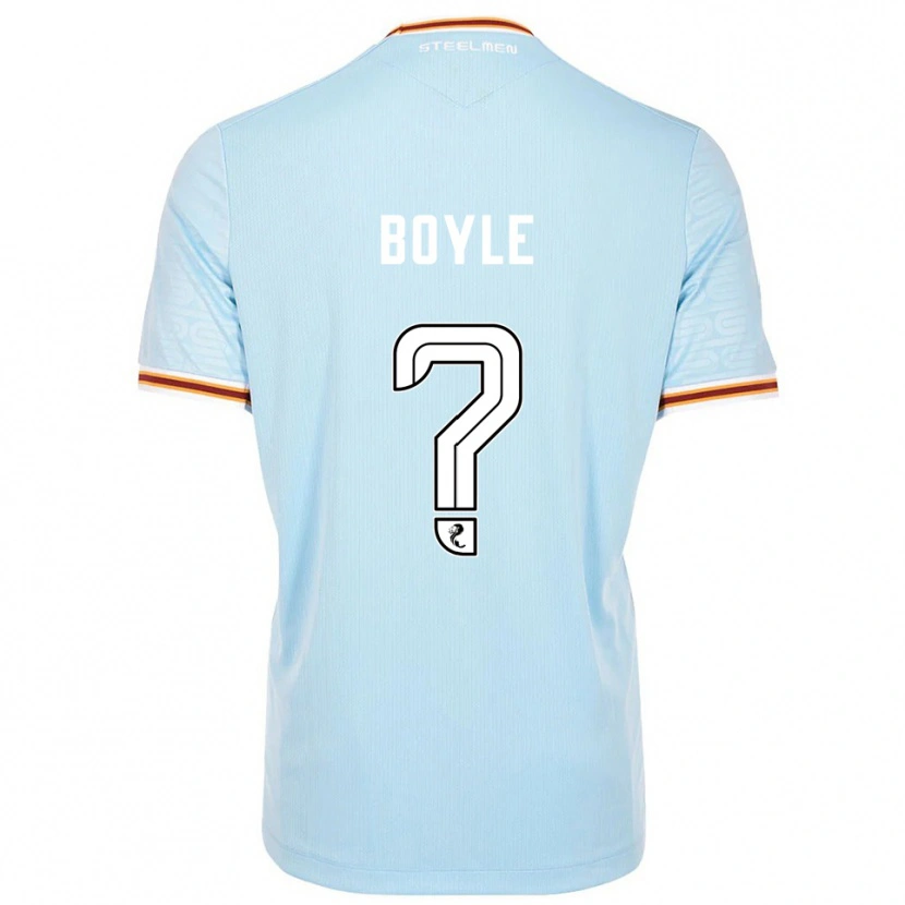Danxen Mulher Camisola Callum Boyle #0 Azul Celeste Alternativa 2025/26 Camisa Brasil
