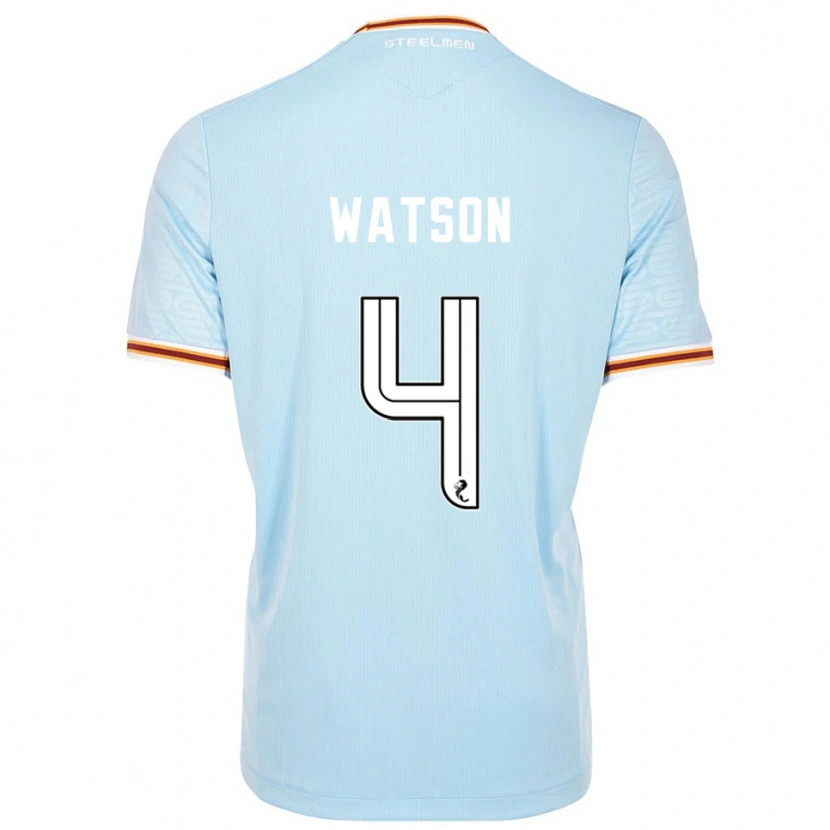 Danxen Mulher Camisola Chelsie Watson #4 Azul Celeste Alternativa 2025/26 Camisa Brasil