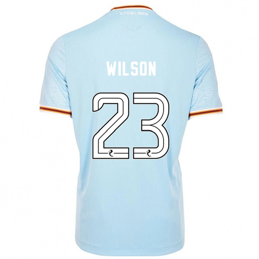 Danxen Mulher Camisola Ewan Wilson #23 Azul Celeste Alternativa 2025/26 Camisa Brasil