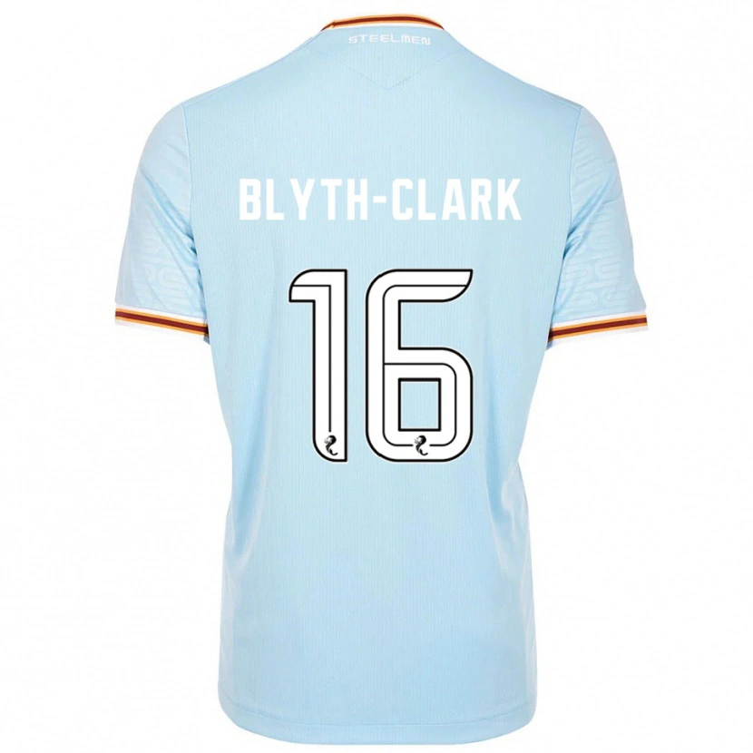 Danxen Mulher Camisola Mason Blyth-Clark #16 Azul Celeste Alternativa 2025/26 Camisa Brasil