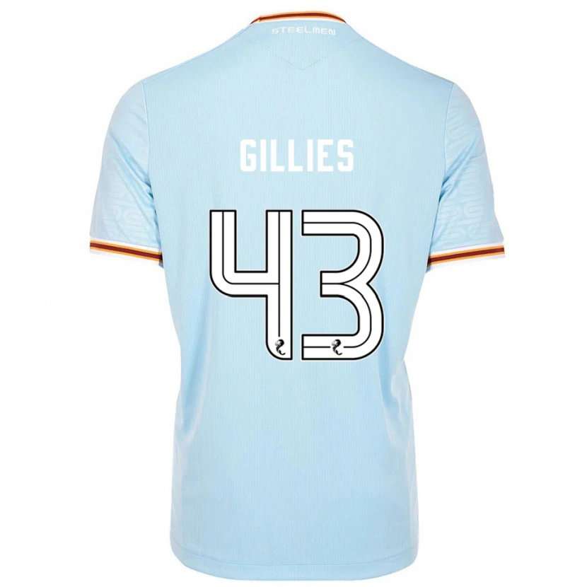 Danxen Mulher Camisola Jay Gillies #43 Azul Celeste Alternativa 2025/26 Camisa Brasil