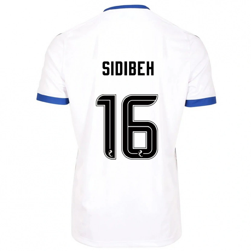 Danxen Mulher Camisola Adama Sidibeh #16 Branco Azul Alternativa 2025/26 Camisa Brasil