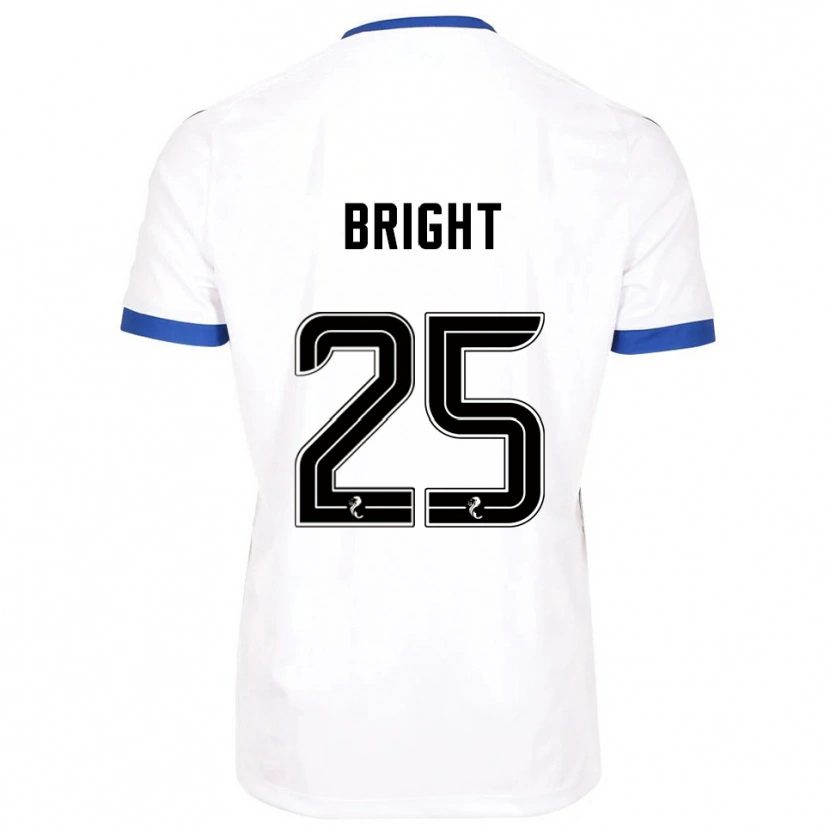 Danxen Mulher Camisola Scott Bright #25 Branco Azul Alternativa 2025/26 Camisa Brasil