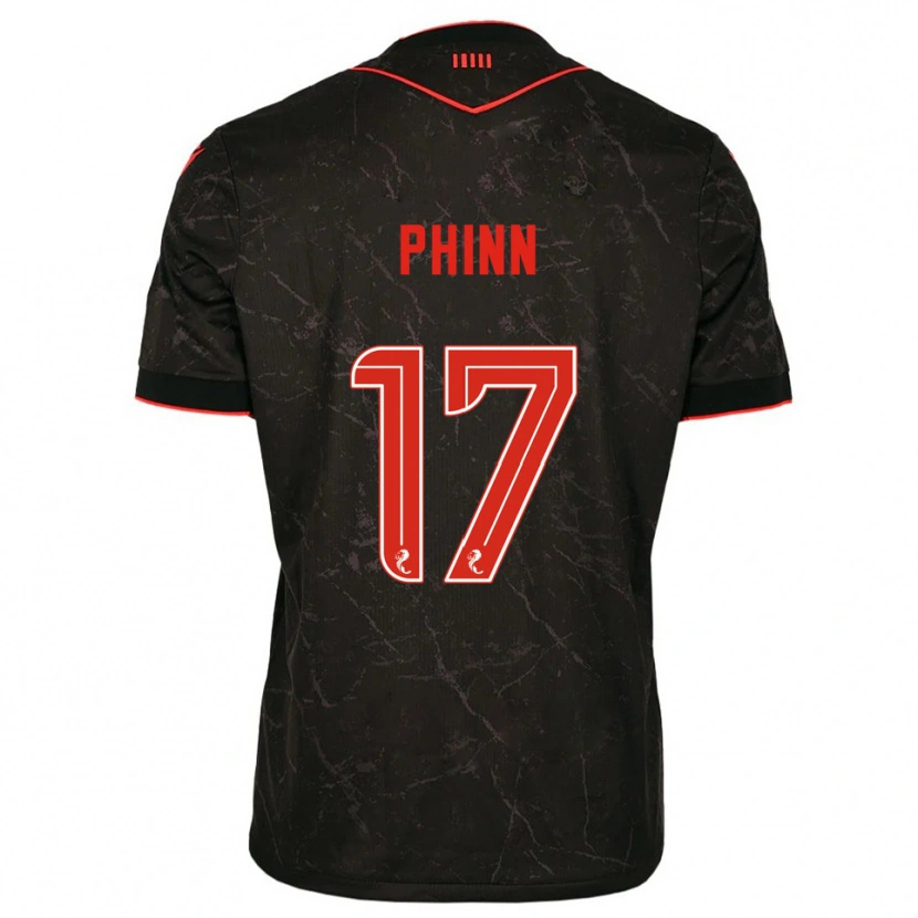 Danxen Mulher Camisola Shaun Phinn #17 Preto Vermelho Alternativa 2025/26 Camisa Brasil