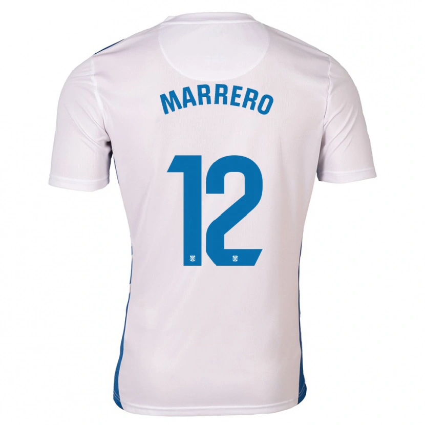 Danxen Criança Camisola Marcos Marrero #12 Branco Azul Principal 2025/26 Camisa Brasil